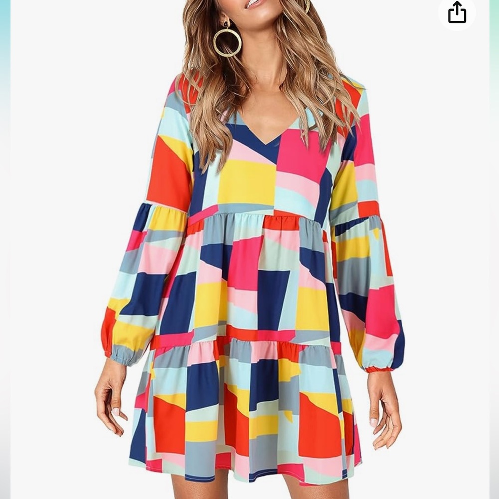 Amoretu colorful dress